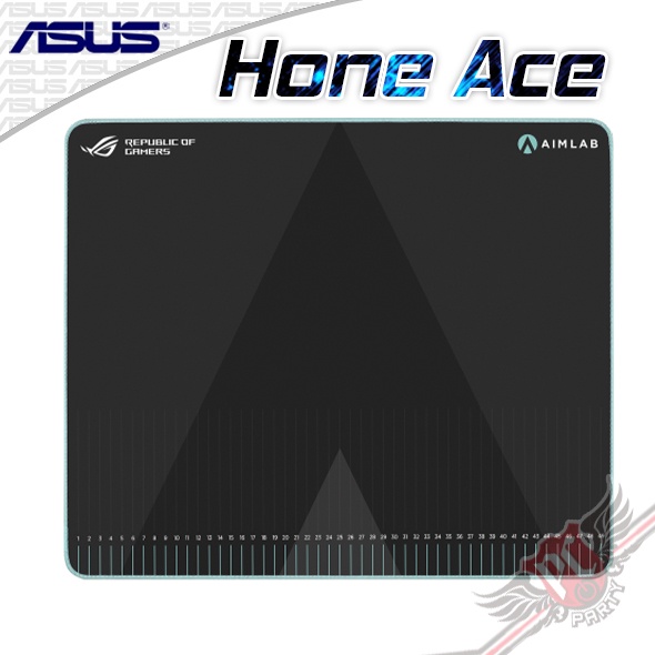 華碩 ASUS  ROG Hone Ace 混合型亂紋布  Aim Lab X 電競鼠墊 PCPARTY