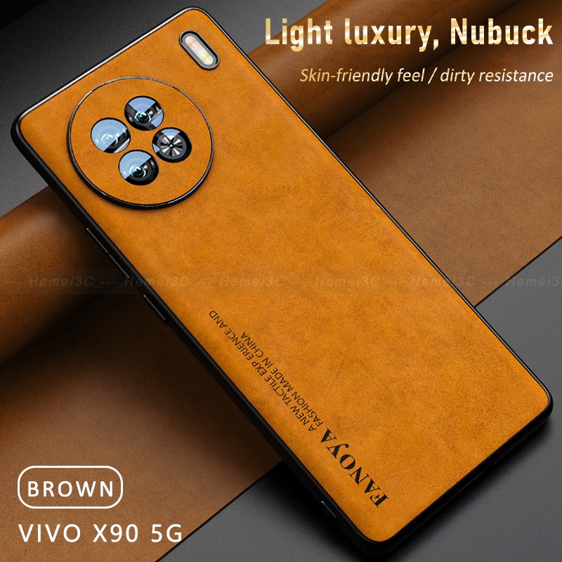 Vivo X90 X90Pro Pro Plus 外殼磨砂皮硬手機殼保護套