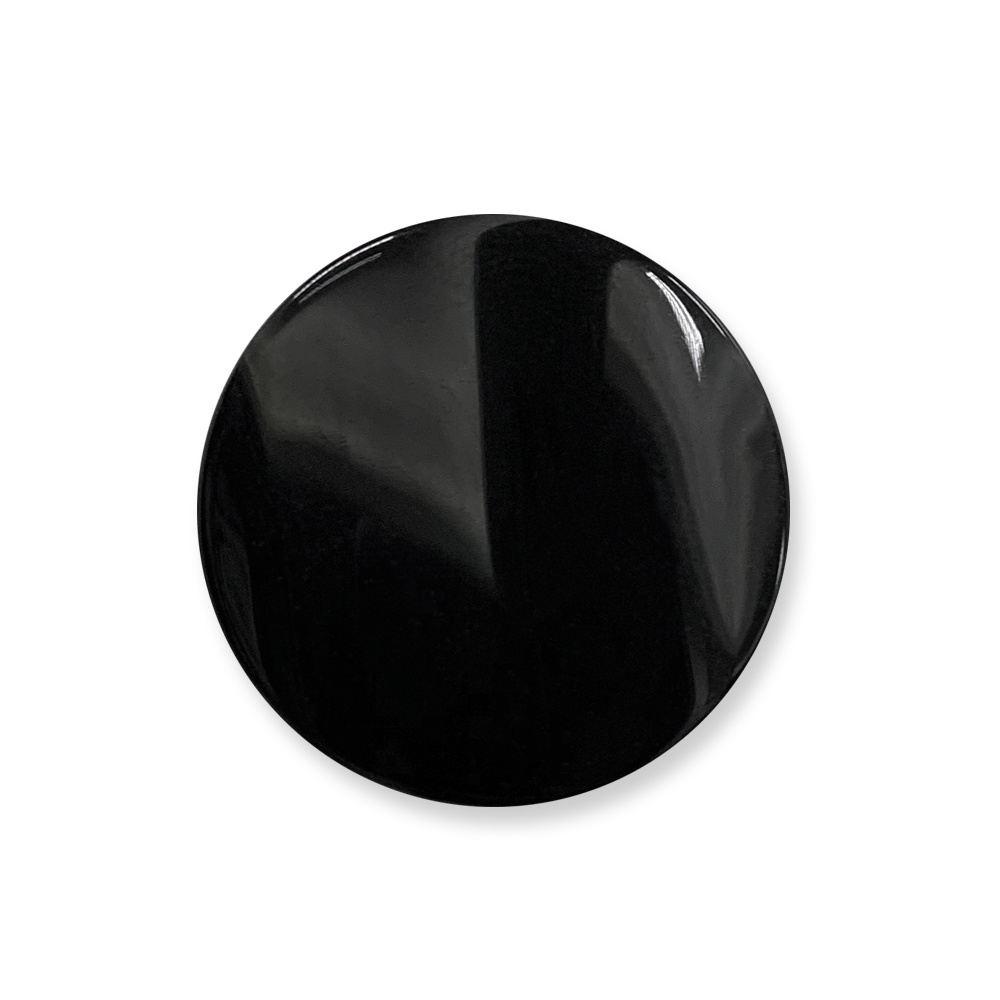 7004 #2 圓形樹脂釦 隧道腳 圓弧形 鈕釦 黑白簡約款 10顆/組【恭盟】