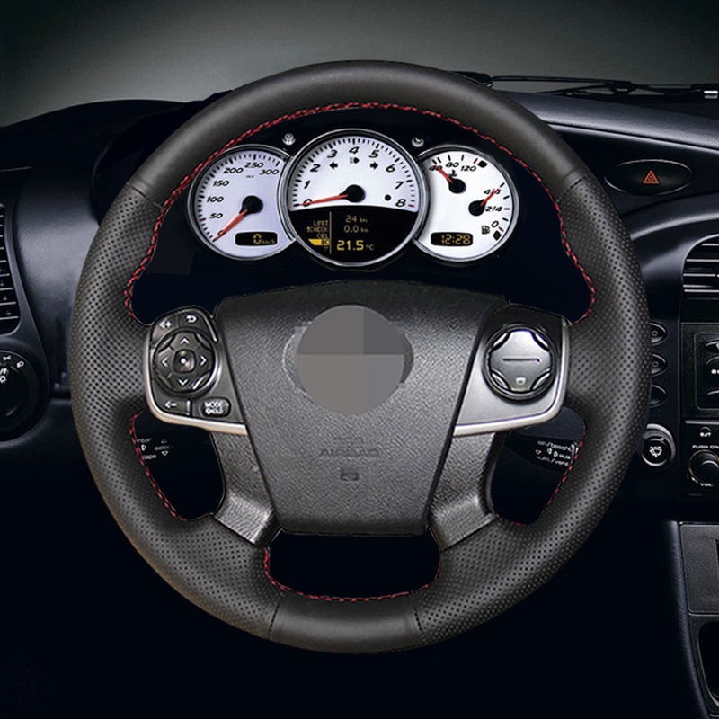 CAMRY 豐田凱美瑞 2012-2015 款黑色人造革汽車方向盤套