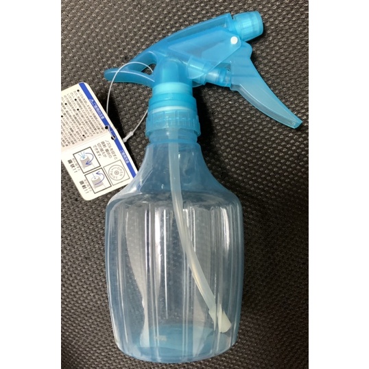 澆花噴瓶 洗碗精噴瓶 藍色透明噴霧瓶 噴頭可以調整 全新未使用