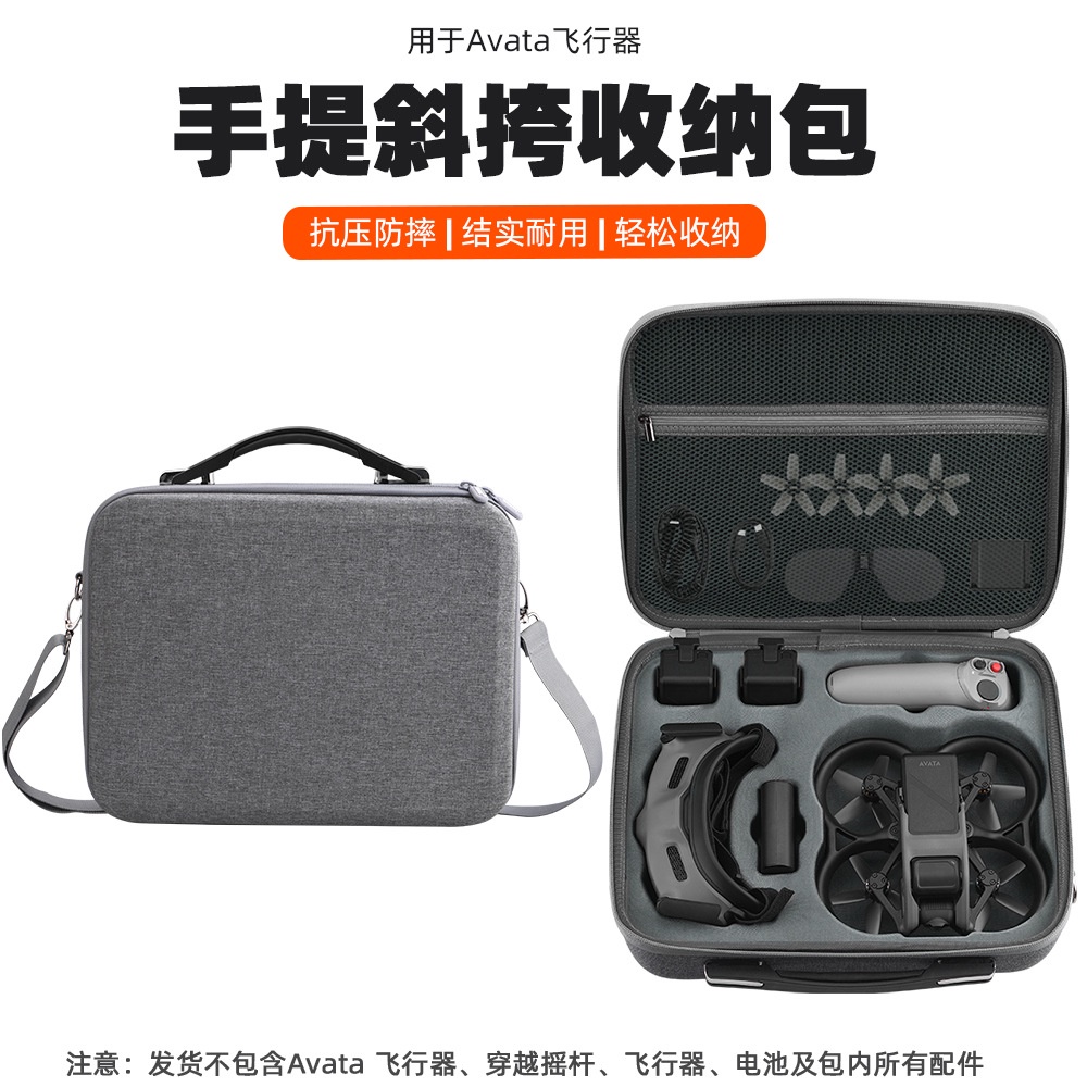 BRDRC適用於DJI大疆AVATA收納包 收納箱 手提便攜包 單肩斜背包配件(分 Goggles 2 / V2專用包)