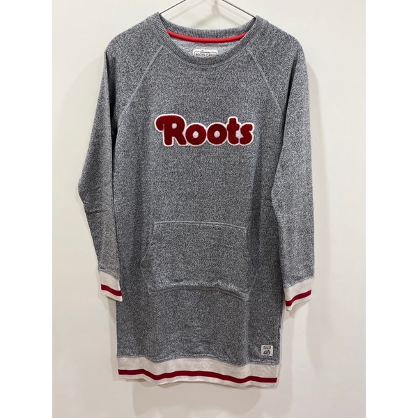 Roots全新 灰色長袖洋裝 經典款 專櫃品牌