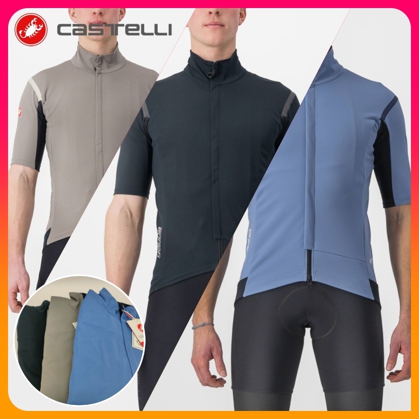 騎樂●公司貨●Castelli GABBA RoS 2 短袖車外套/秋冬自行車衣/防風防水保暖/蠍子