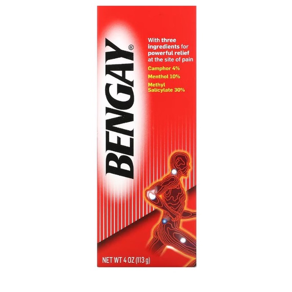 bengay  ultra strength 限量稀有 全系列 美國版 盒子 貼紙 bengay軟膏