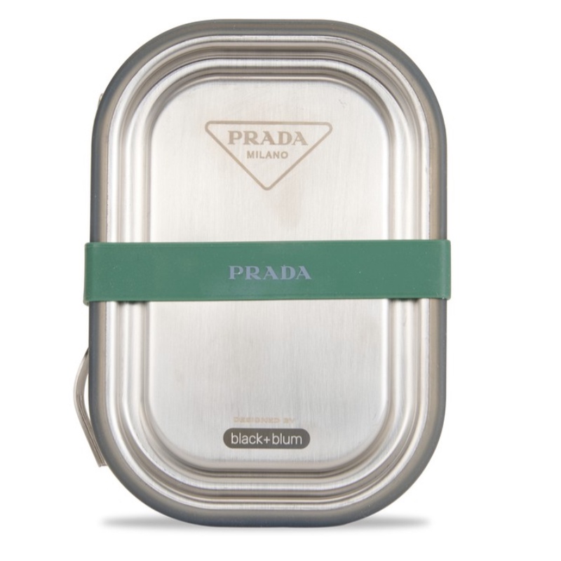 全新PRADA聯名Black+Blum不鏽鋼餐盒 情人節生日好禮 國外電商購入附購證