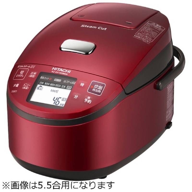 HITACHI 極上炊き 鉄入り厚釜 IHジャー炊飯器 RZ-NS10J-S(中古品) - 3