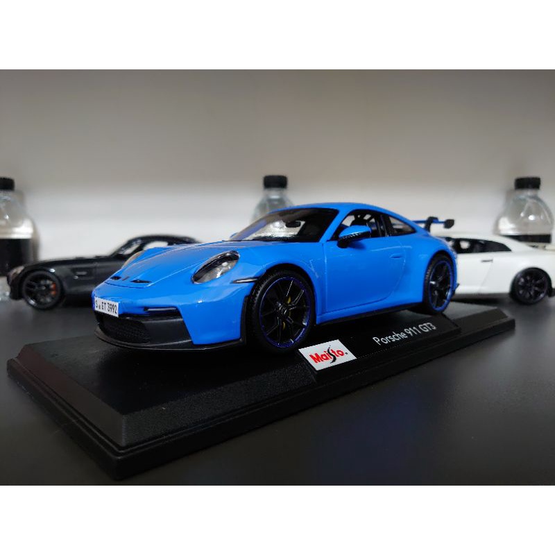 【佛系賣家】Maisto Porsche 911(992) GT3 保時捷 Costco 聖誕 1/18 禮物 藍寶堅尼