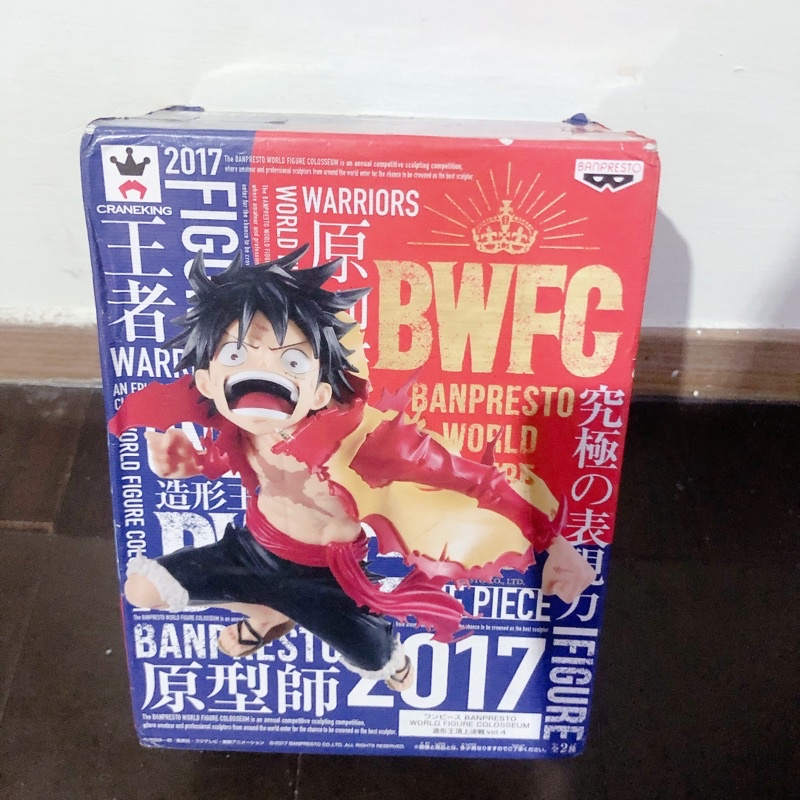 全新正版白證 海賊王 航海王 魯夫 BWFC 2017 原型師公仔 寬盒 luffy