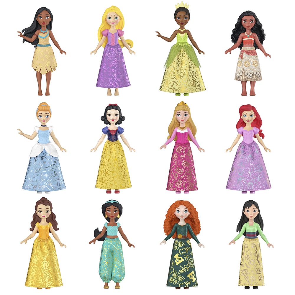 MATTEL 迪士尼公主-經典迷你公主系列 娃娃 正版 美泰兒