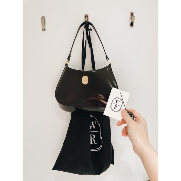 J'aime Store ✵ WARION - Mirror Leather Bag - Dark Brown 腋下包