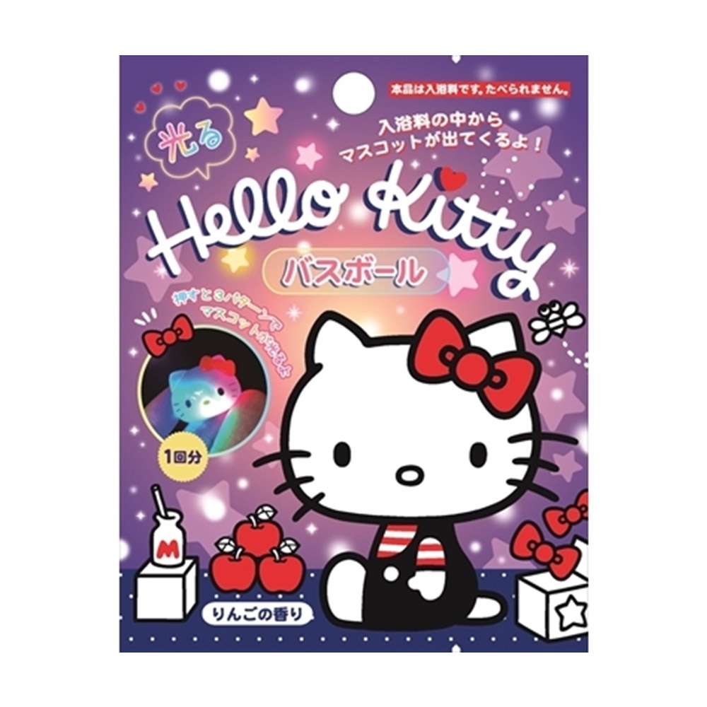 日本 Hello Kitty 發光 入浴球(採隨機出貨) 洗澡玩具 公仔 發光玩具 泡澡球