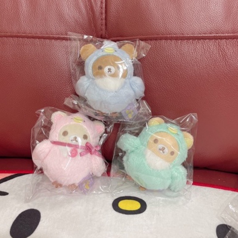 「限定買家下單」日本正版拉拉熊天鵝小鳥系列沙包娃娃拉拉熊熊妹茶小熊