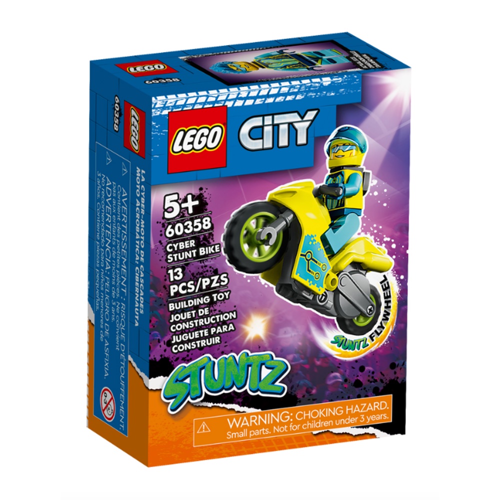 LEGO樂高 City城市系列 網路特技摩托車 LG60358
