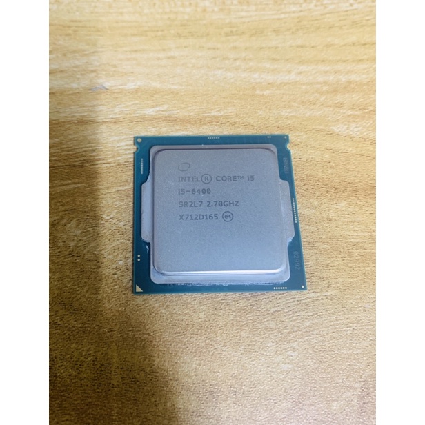 Intel I5-6400 4核4序 1151腳位，正常使用良品