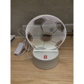 ［尋寶少女的店]3D CreativeLlamp 足球造型 小夜燈 擺飾 擺件