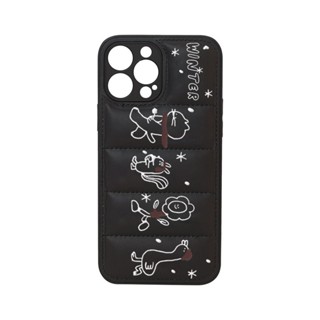 Apple iphone13手機殼羽絨服手機殼