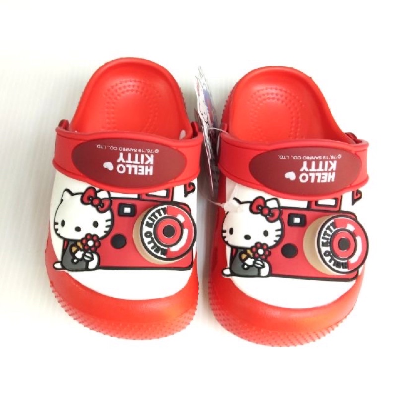 🌟現貨🌟 Hello Kitty 凱蒂貓女童輕量防水布希鞋花園鞋 園丁鞋
