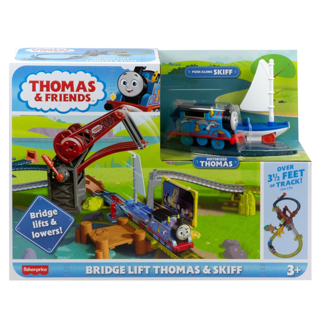 [TC玩具] Thomas 湯瑪士 湯瑪士電動 過橋軌道遊戲組 卡通版 原價1699 特價