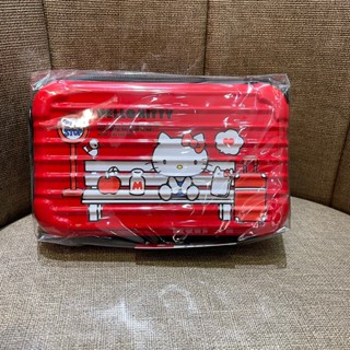 三麗鷗Sanrio Hello Kitty旅行箱造型硬殼包化妝包