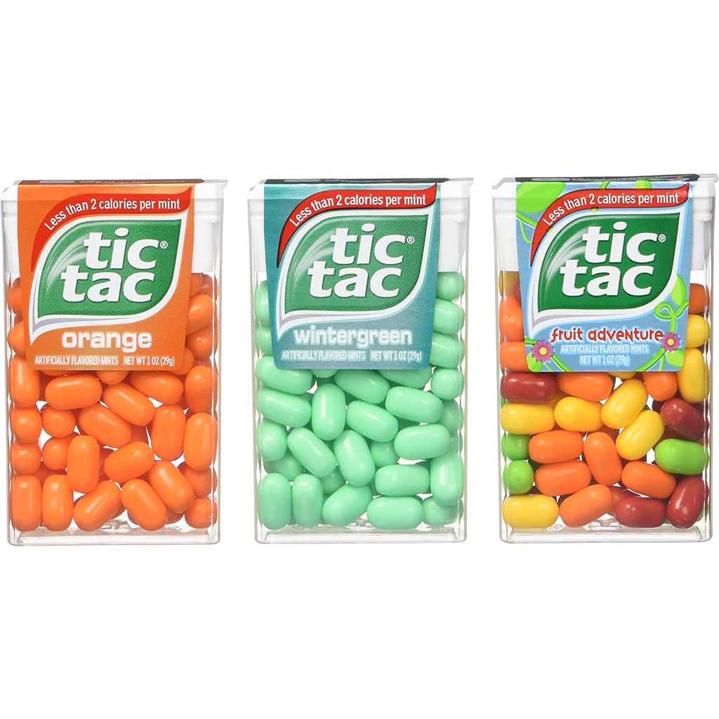 美國代購 美國 Tic Tac 低卡糖果 每盒29g 爽口糖 涼糖 多種口味