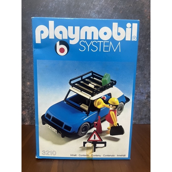 Playmobil摩比3210全新盒裝老摩小女孩汽車古董車