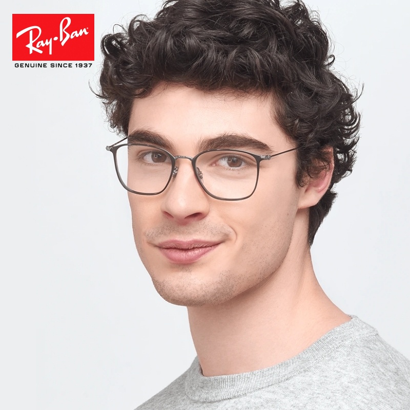 RayBan RB6466 雷朋眼鏡｜超輕潮流黑色方框眼鏡架 男生女生品牌眼鏡框【幸子眼鏡】