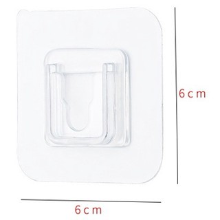 港灣生活 卡扣式無痕貼 子母扣 無痕卡扣 排插固定器 防水 黏貼掛勾 多功能 免打孔 家用壁掛 透明無痕貼 免釘