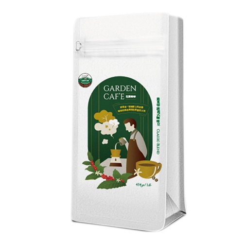 花園咖啡 嚴選特調義式咖啡豆(454G)【愛買】
