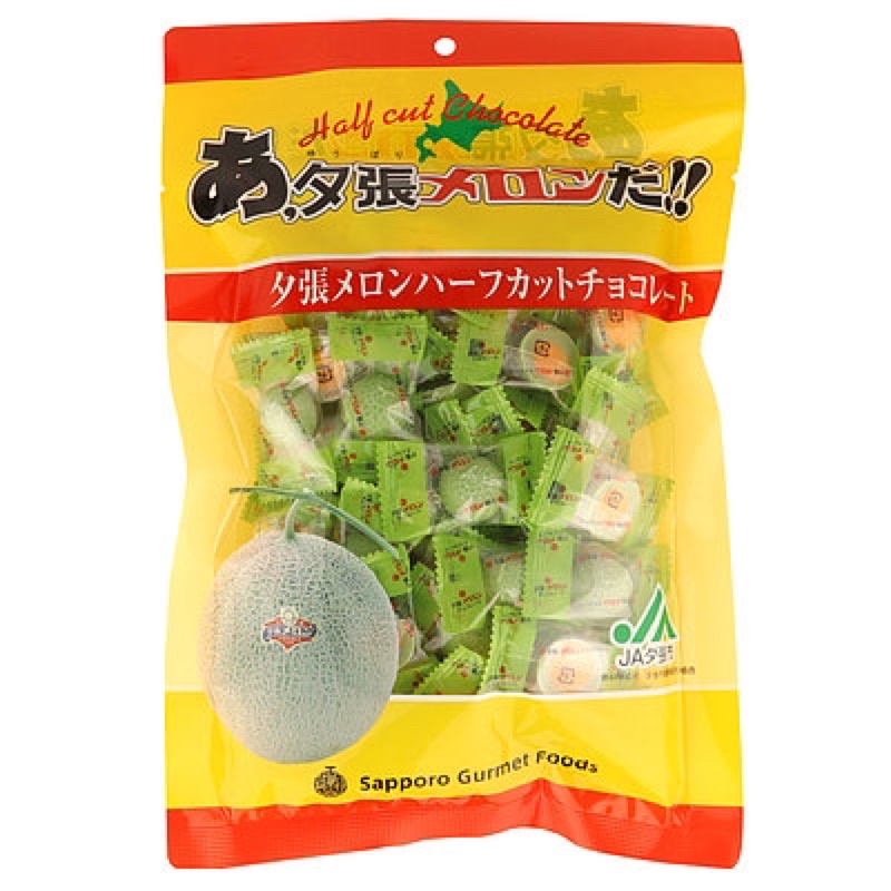 日本 道南食品 donan 夕張 哈密瓜風味巧克力 半切 哈密瓜巧克力 250g