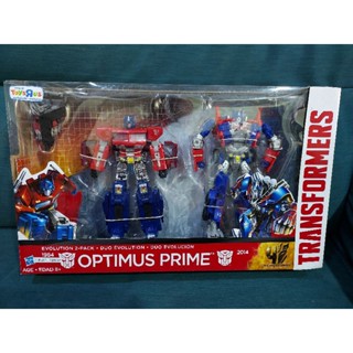 代理 變形金剛 4 絕跡重生 玩具反斗城 限定 V級 Optimus Prime 柯博文 then & now 今昔組合