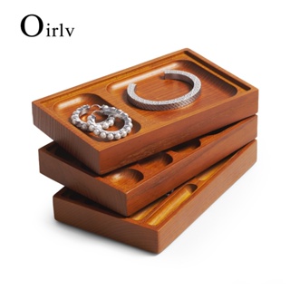 PANDORA Oirlv 木製鑽石潘多拉吊飾收納串珠托盤戒指耳環手鍊首飾收納盒展示托盤 P096 P095