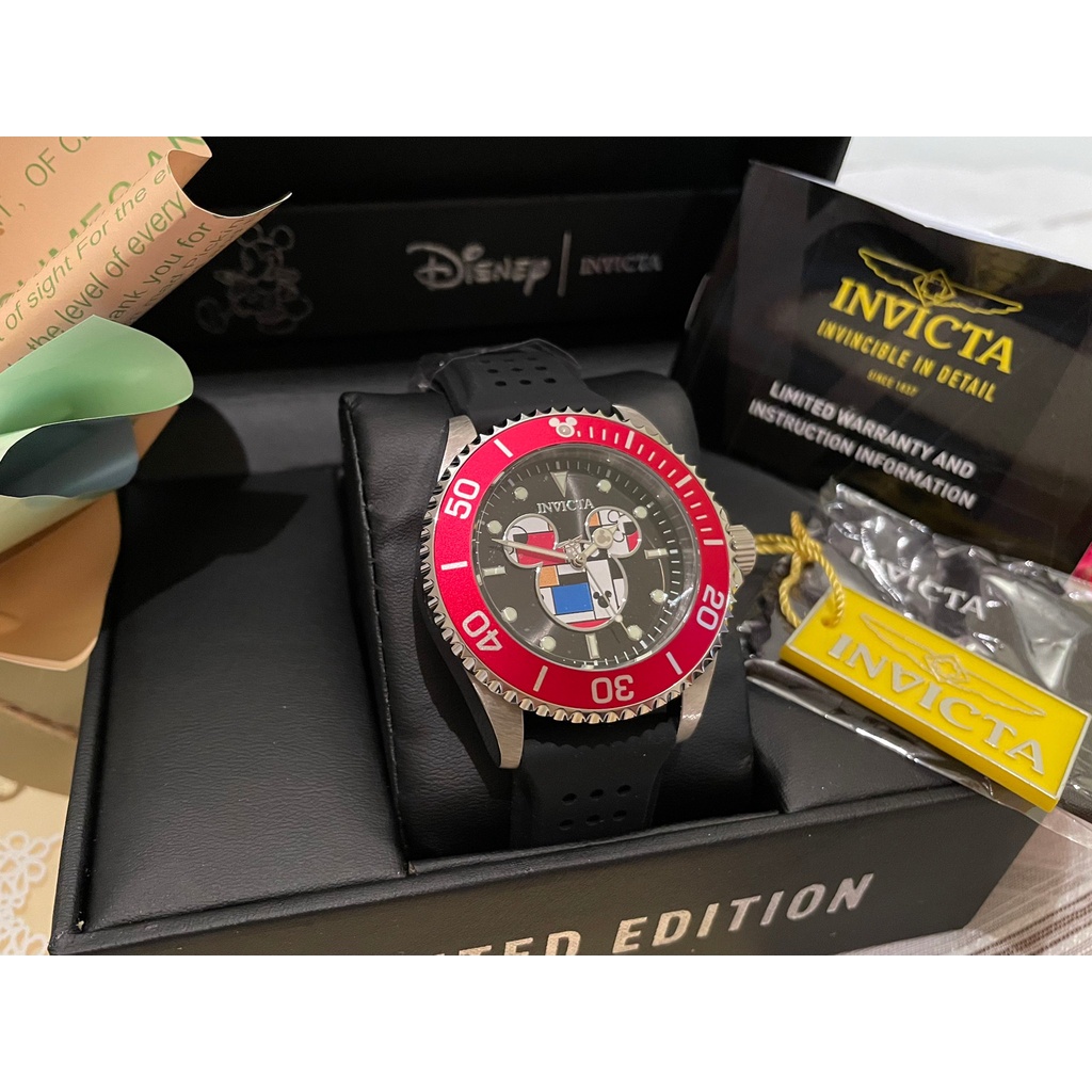 《INVICTA》英威塔 37680 Disney 限量米奇男仕腕錶 手錶 男錶