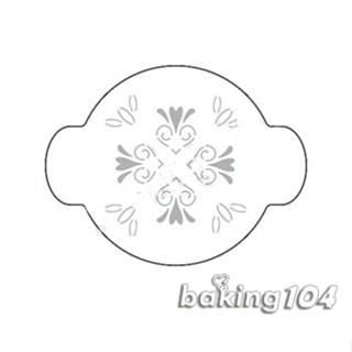 義大利Martellato 印圖版 咖啡拉花造型模具 蛋糕 MA 40-WST010
