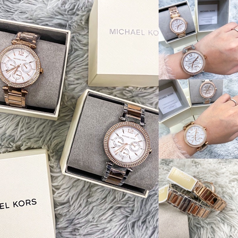 『RC 裬柒代購』Michael Kors MK5781 MK6301 玫瑰金 半金 水鑽 鋼錶帶 手錶 女錶 禮物