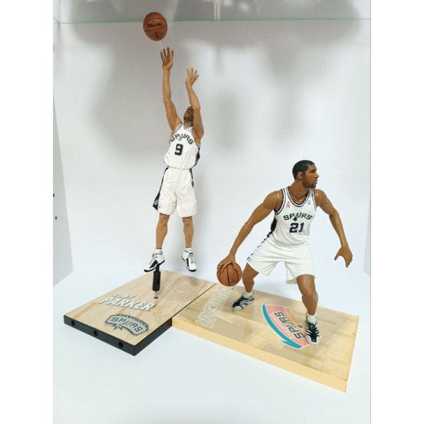 McFarlane 麥法蘭 NBA 馬刺隊 1代 變體版 Tim Duncan 23代 Tony parker