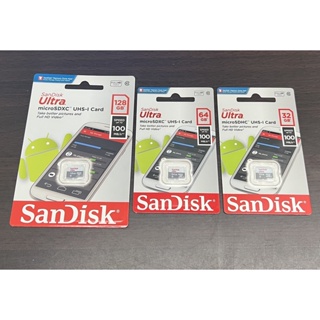 【1】SanDisk microSD UHS-I SanDisk記憶卡128G SanDisk 64G 32G