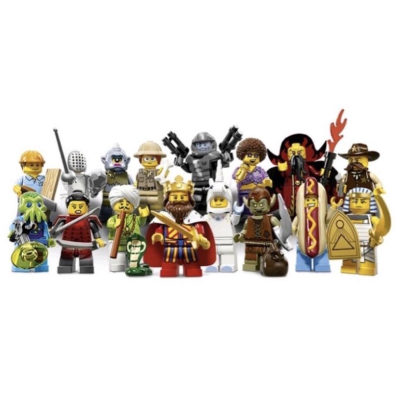 樂高 LEGO 71008 minifigure 13代 人偶包 熱狗人 獨眼巨人 獨角獸女孩