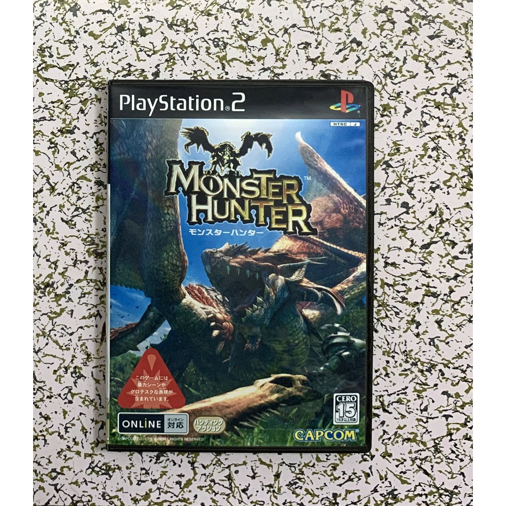 PS2 彩盤有盒 怪物獵人1 JP版懷舊遊戲光盤改機專用&lt;懷舊尤物電玩&gt;必備