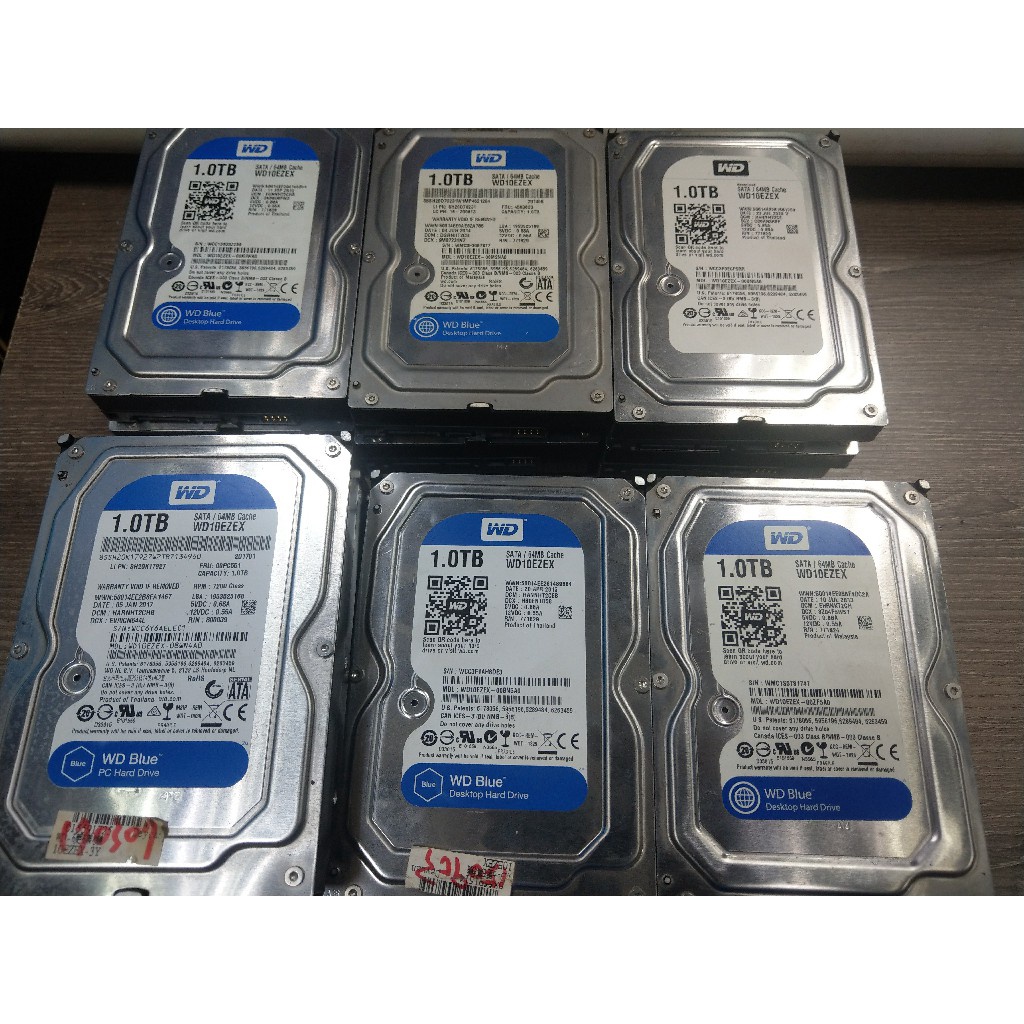 WD藍標黑標企業級1TB、Hitachi-1TB、Seagate-1TB二手良品HDD 3.5吋SATA硬碟