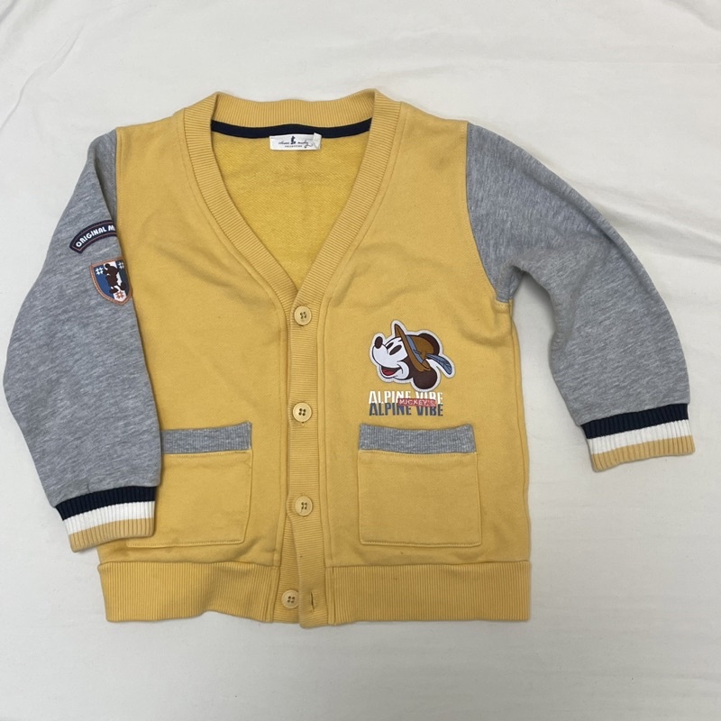 （二手）（迪士尼100週年）奇哥 米奇兒童棉質外套。專櫃正品。