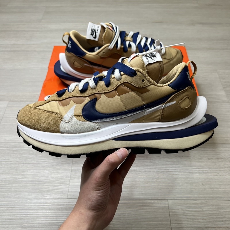 Nike x Sacai vaporwaffle 奶茶