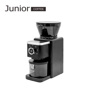 【蝦皮代開發票】磨豆機 (附毛刷&豆勺)喬尼亞 JUNIOR 布蕾克磨豆機 電動磨豆機 專業錐刀磨盤 36段刻度調整保固