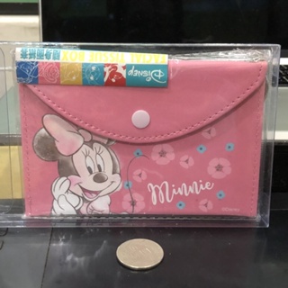 迪士尼 粉紅色 米老鼠 面紙 收納 萬用套 隨身 面紙套 米妮 款 系列 disney 米奇 鑰匙圈 口袋 小錢包 吊飾