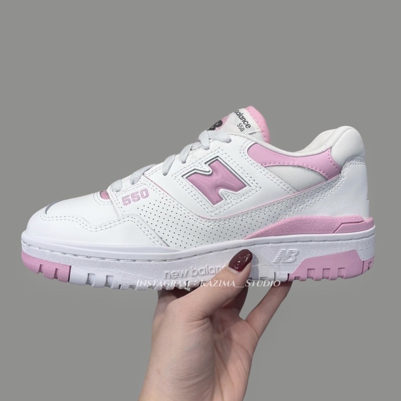 Kazima｜New Balance 550 粉 粉色 白粉 白色 粉紅色 櫻花粉 復古 板鞋 休閒鞋 BBW550BD