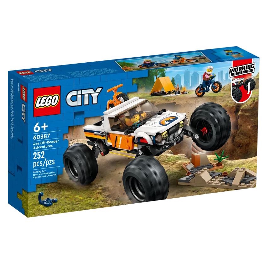 【台南樂高 益童趣】LEGO 60387 越野車冒險 City 城市系列 生日禮物 送禮 正版樂高