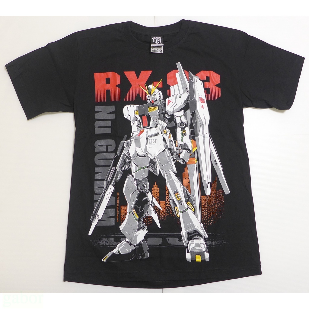 【Mr.17】牛鋼彈 RX93 NU GUNDAM 漫畫風進口短袖T恤 機器人 T-SHIRT (N308)