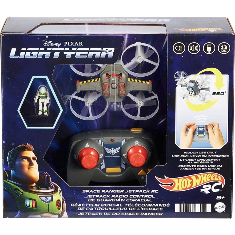 風火輪 Hot Wheels 巴斯光年 LIGHTYEAR 遙控飛機 無人機 適合室內遊玩