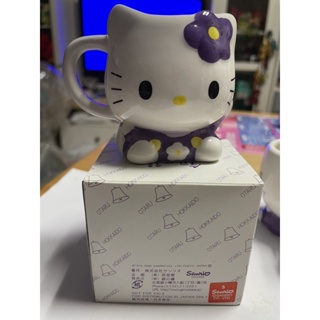 日本北海道小樽銀之鐘咖啡杯 Hello kitty 咖啡杯