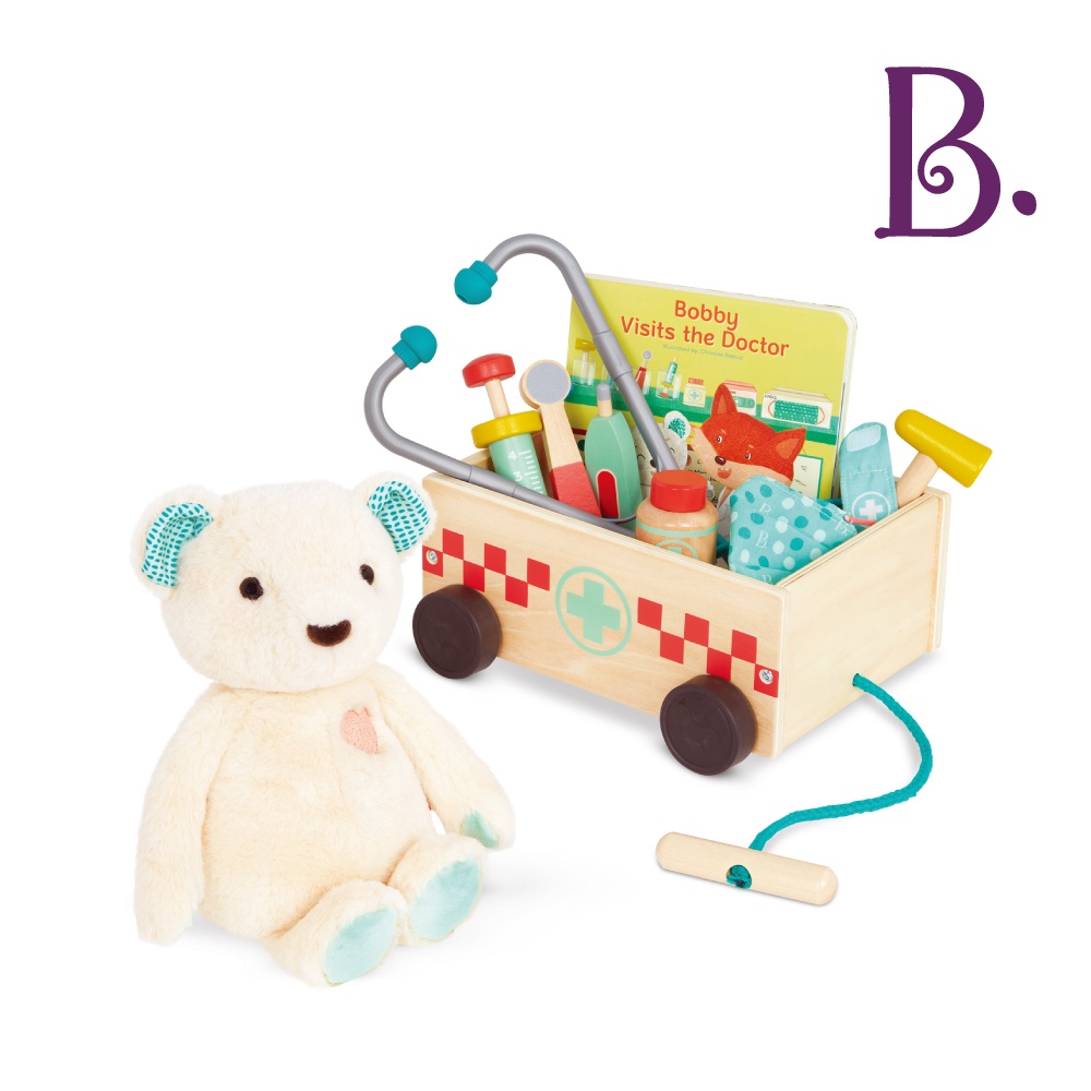 B.Toys 波比看醫生 - 診療救護拖車 家家酒 角色扮演 兒童玩具
